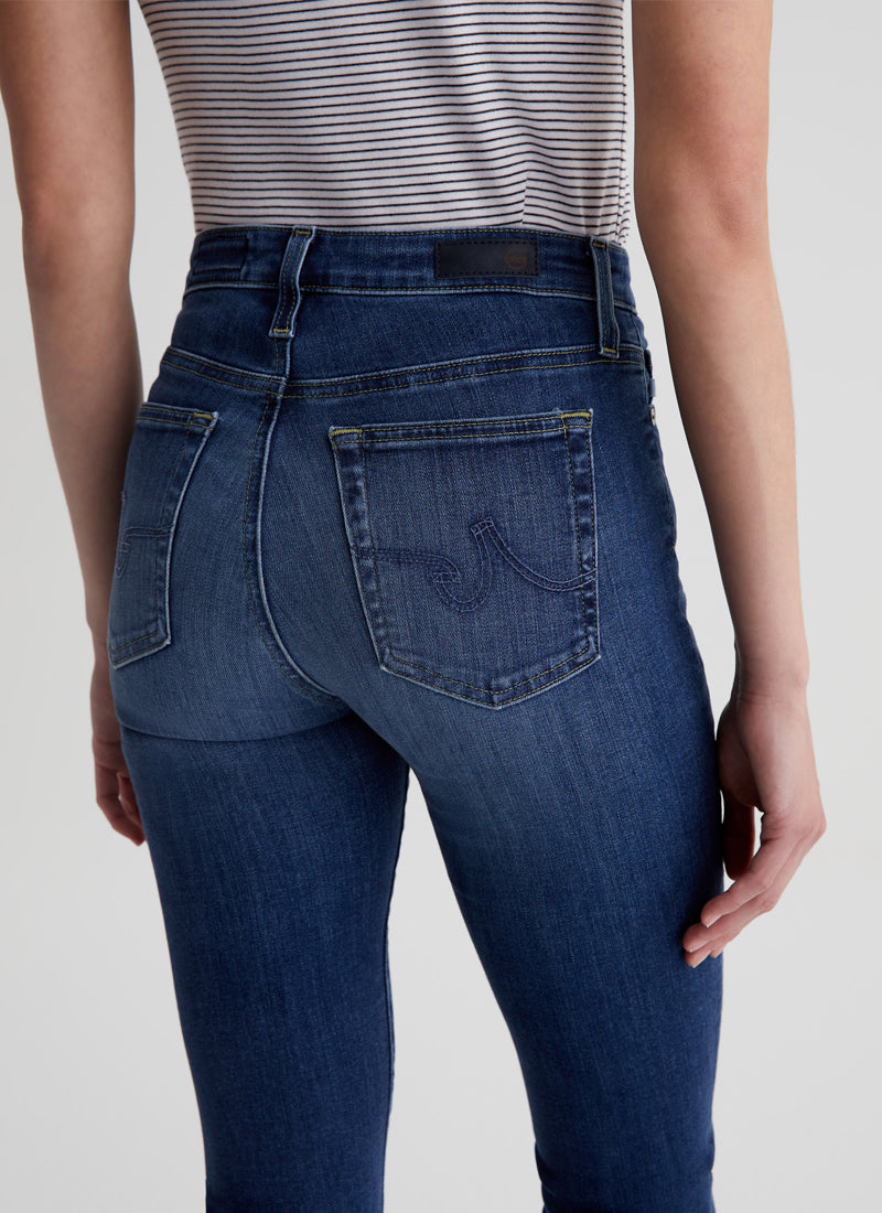 AG Jeans Mari Extended Mid-Rise Slim-Straight Jeans