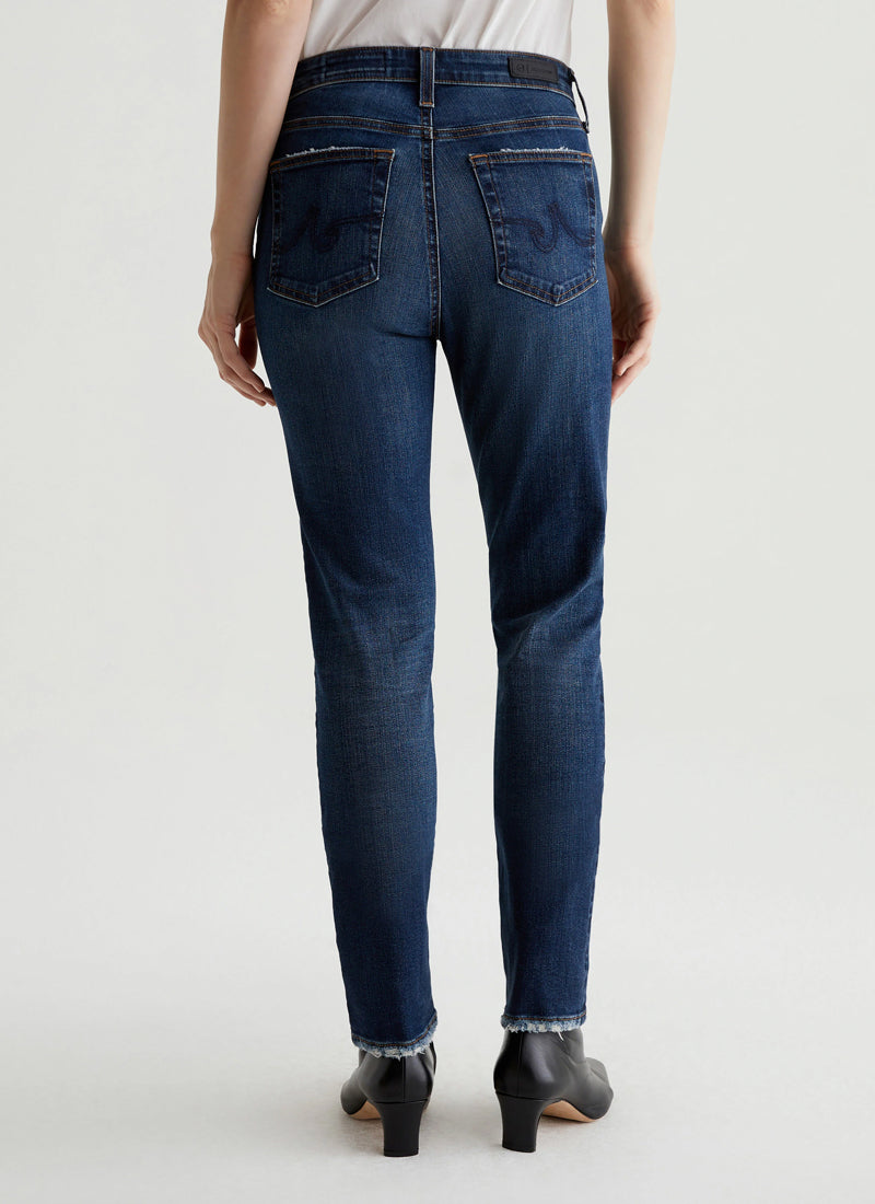 AG Jeans Mari Mid-Rise Slim-Straight Jeans