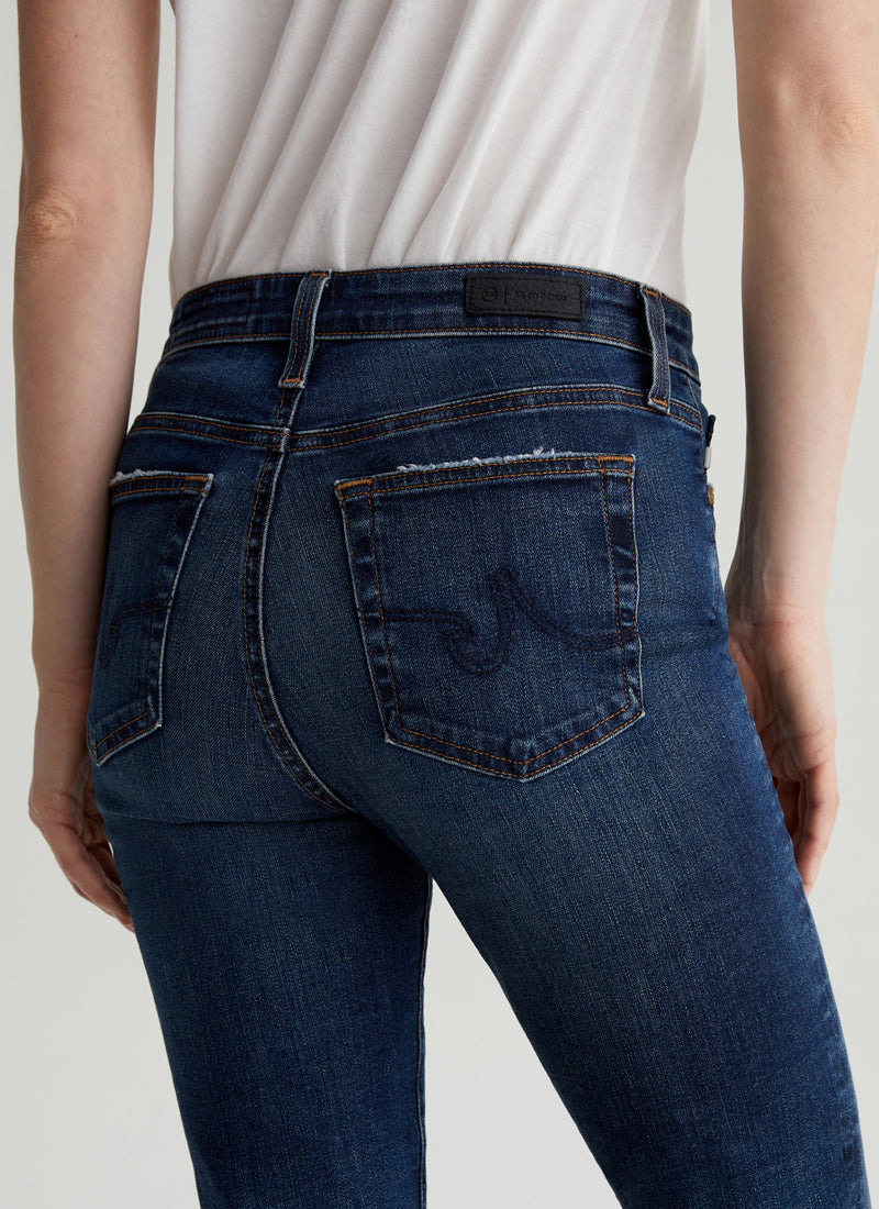 AG Jeans Mari Mid-Rise Slim-Straight Jeans