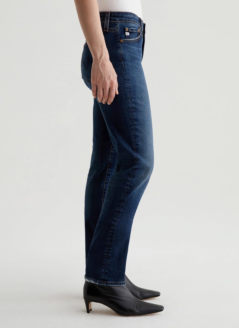 AG Jeans Mari Mid-Rise Slim-Straight Jeans