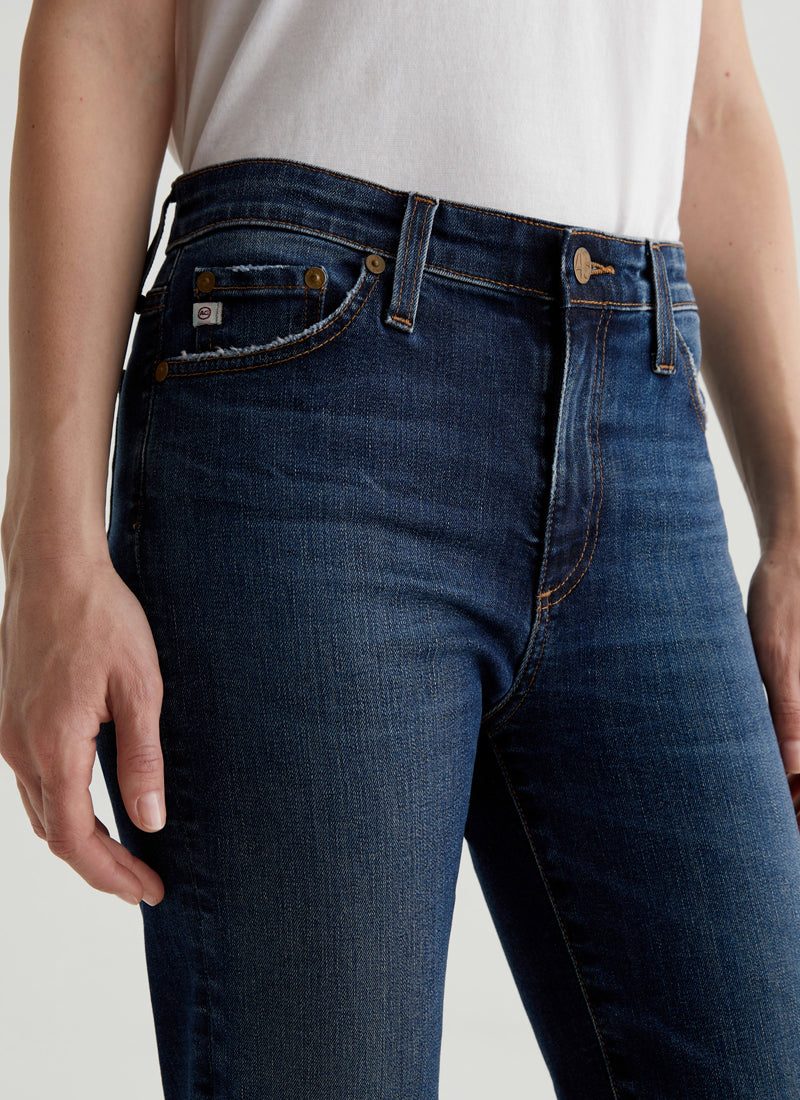 AG Jeans Mari Mid-Rise Slim-Straight Jeans