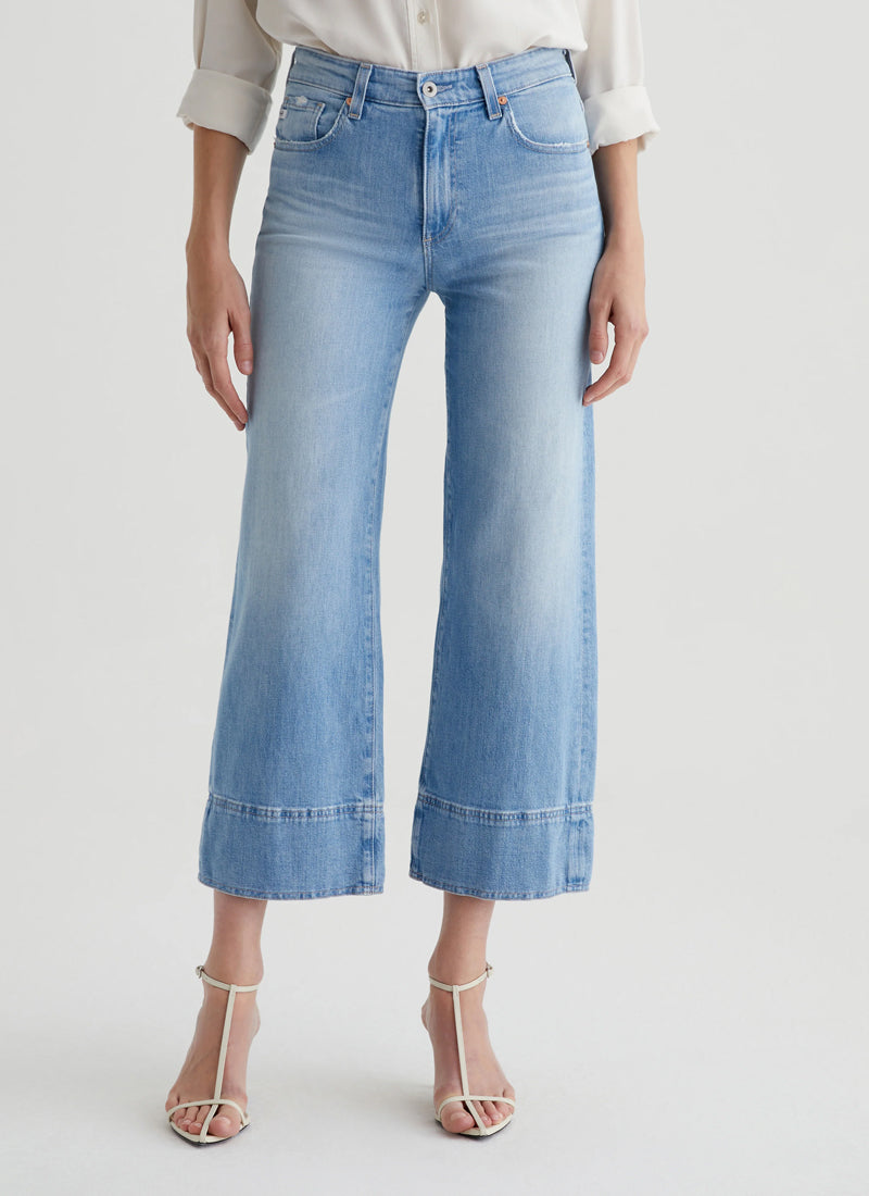 Saige Wide Leg Crop Jeans by AG Jeans Andrews