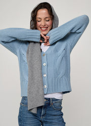 Cashmere Rib Knitted Scarf by Andrews