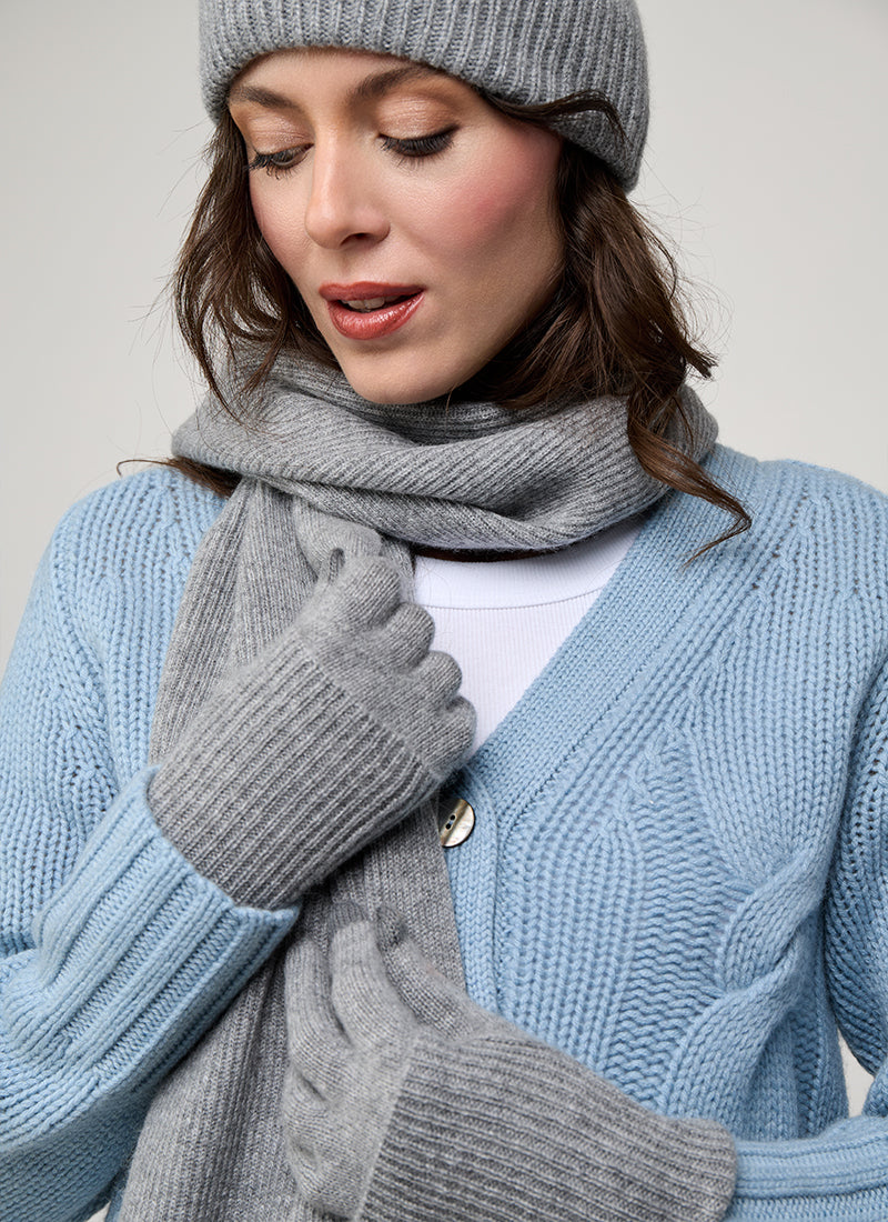  Cashmere set – glove & beanie by Andrews 