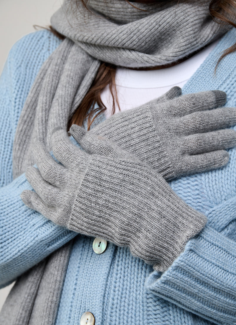  Cashmere set – glove & beanie by Andrews 