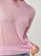 Short Sleeve Pointelle Sweater
