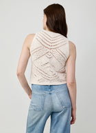 Autumn Cashmere Chunky Pointelle Knit Tank