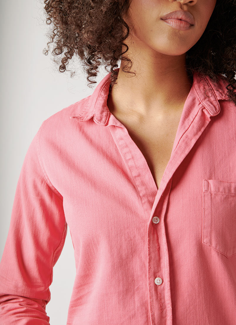 Frank & Eileen Barry Famous Denim Petunia Button-Up Shirt