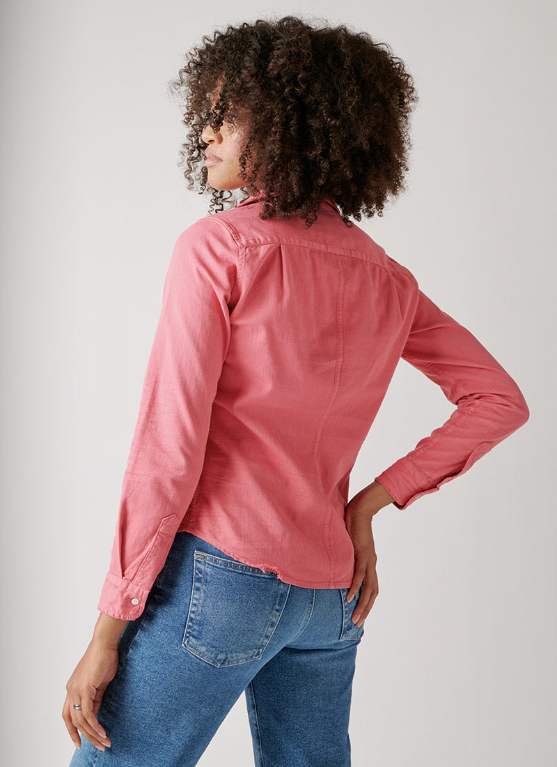 Frank & Eileen Barry Famous Denim Petunia Button-Up Shirt