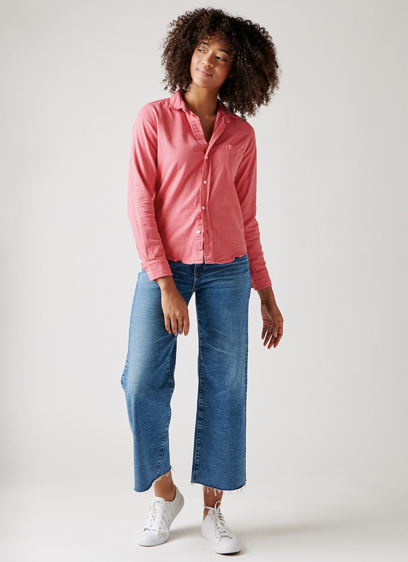 Frank & Eileen Barry Famous Denim Petunia Button-Up Shirt