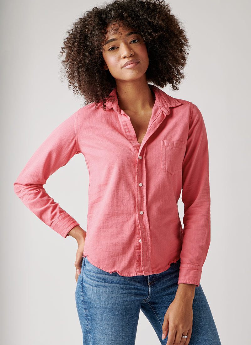 Frank & Eileen Barry Famous Denim Petunia Button-Up Shirt