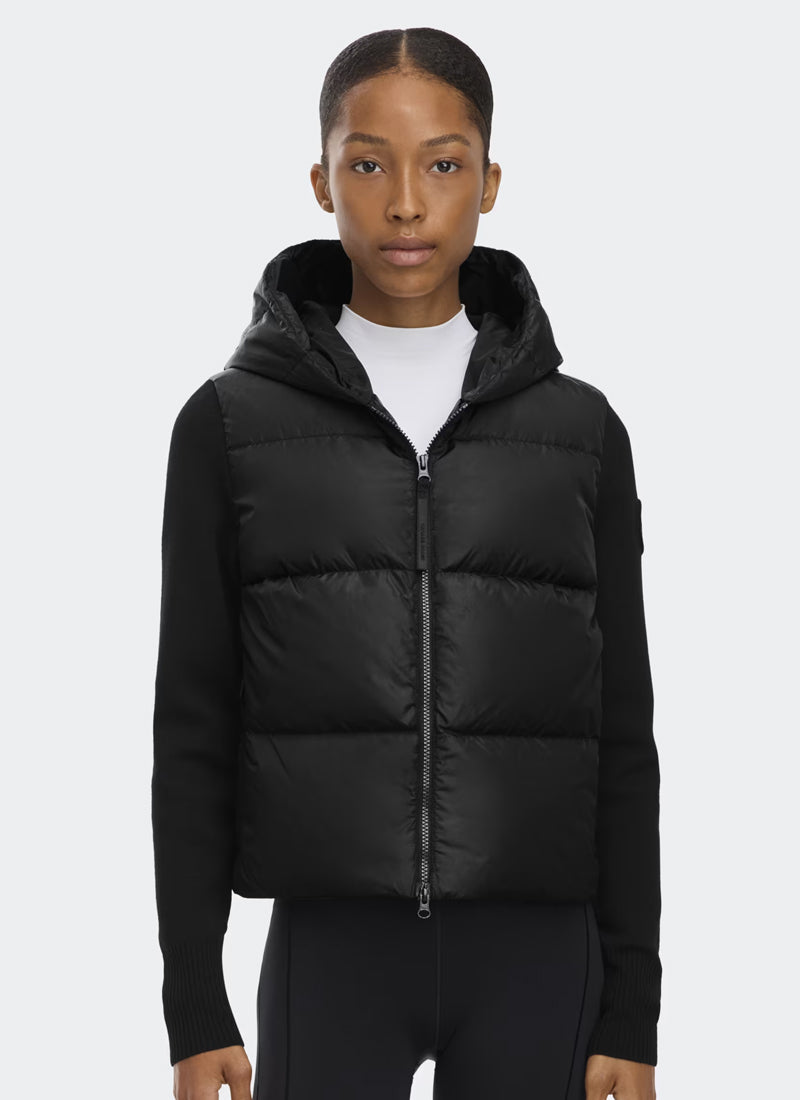 Hybridge Wide Quilt Knit Hoody