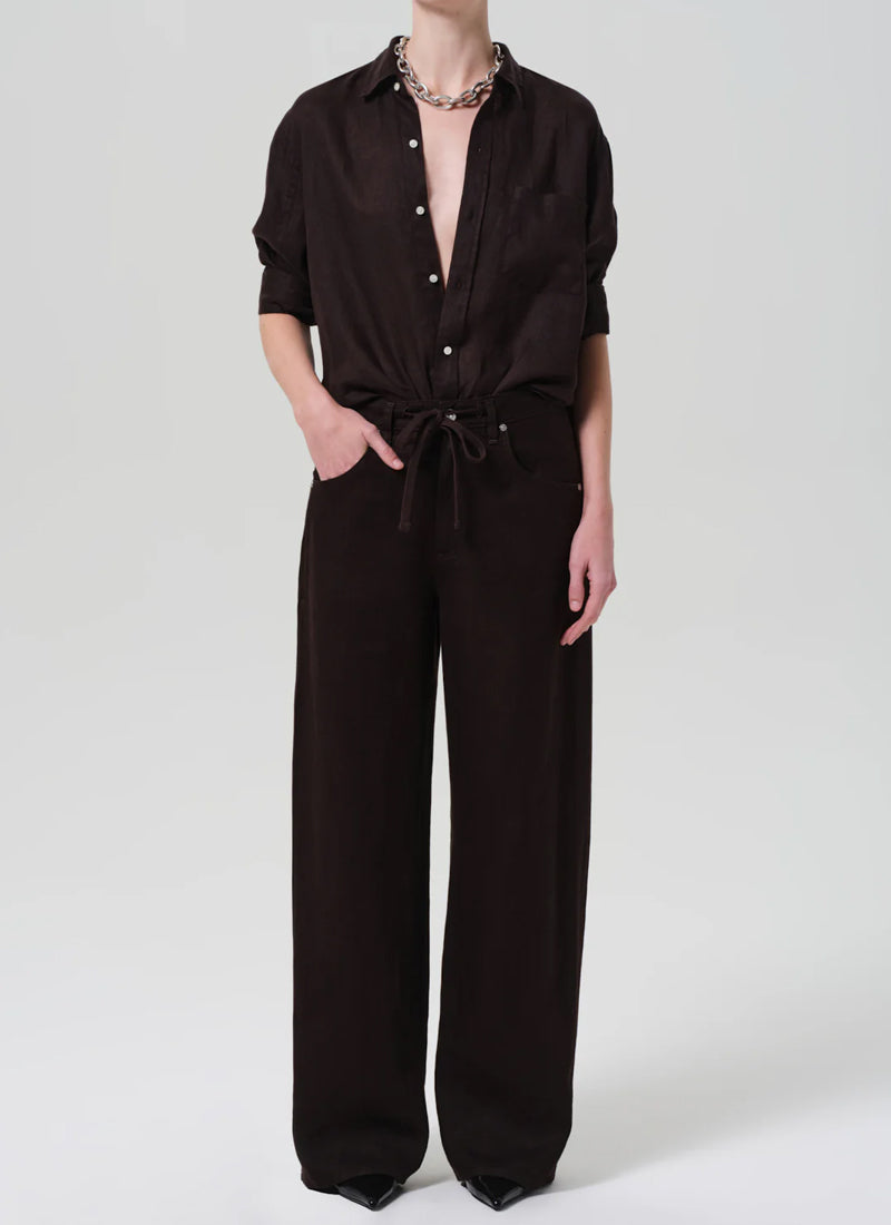 Citizens of Humanity Brynn Drawstring Linen Trouser