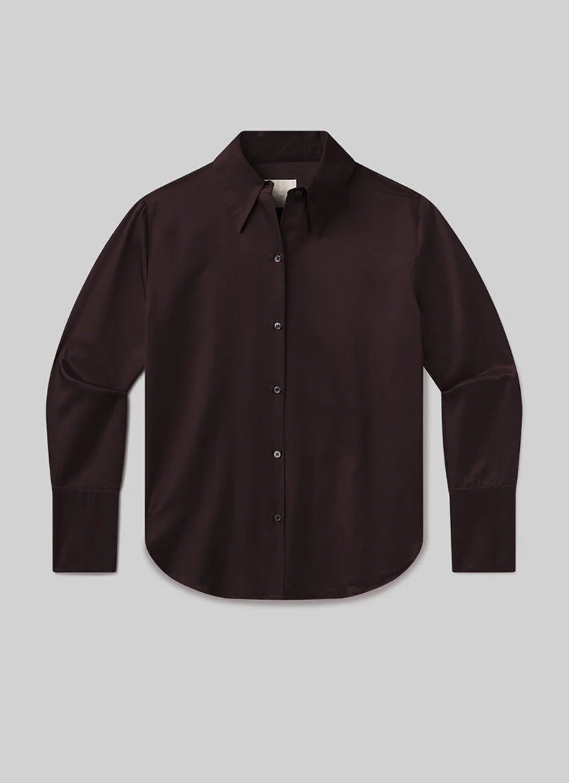 Camilia Satin Button Up Shirt by Citizens of Humanity at Andrews