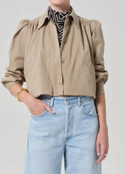 Citizens of Humanity Everly Shirred Crop Jacket
