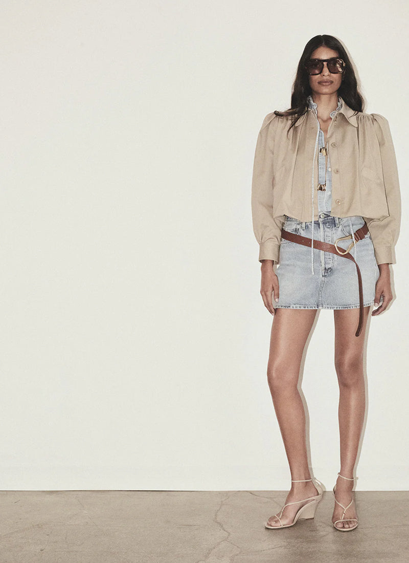 Citizens of Humanity Everly Shirred Crop Jacket