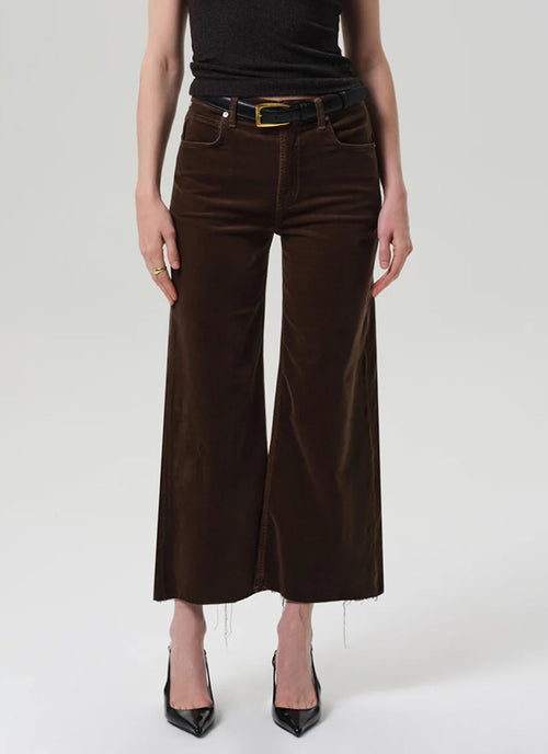 Citizens of Humanity Lyra Wide Leg Crop Corduroy