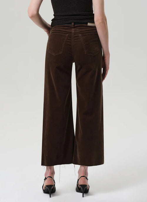 Citizens of Humanity Lyra Wide Leg Crop Corduroy