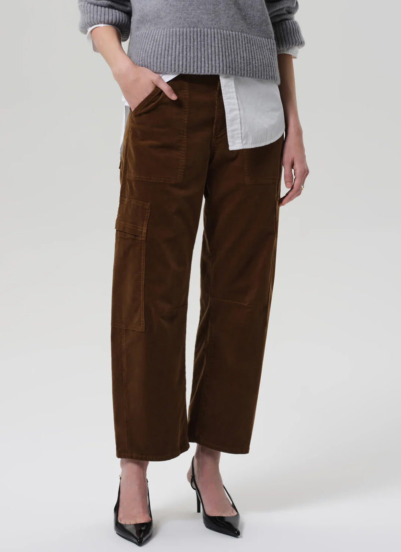 Citizens of Humanity Marcelle Low Slung Corduroy Cargo Pants