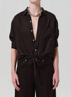 Citizens of Humanity Kayla Shrunken Linen Shirt
