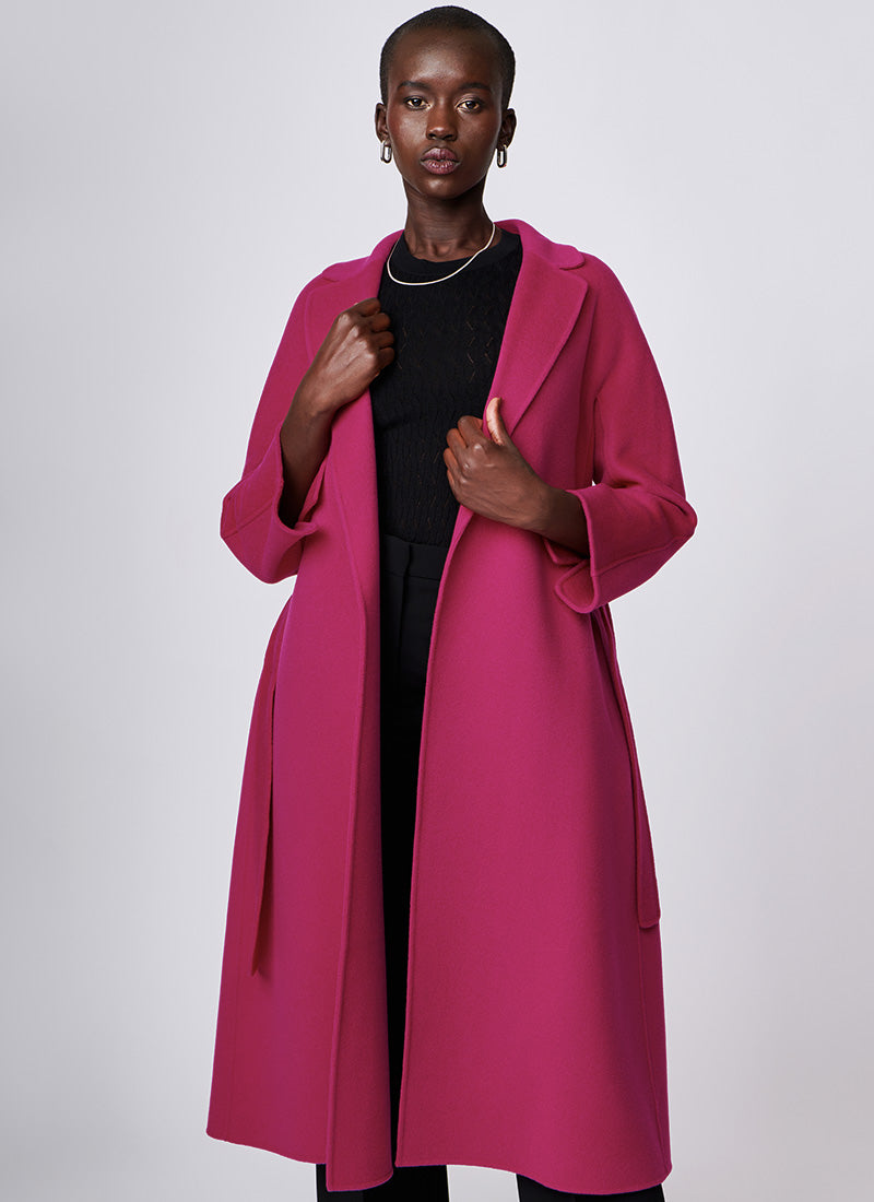 Max Mara Double-Breasted Wrap Coat