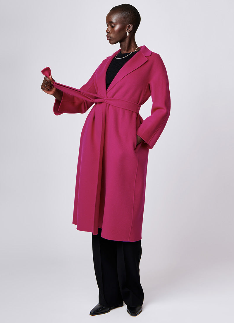 Max Mara Double-Breasted Wrap Coat
