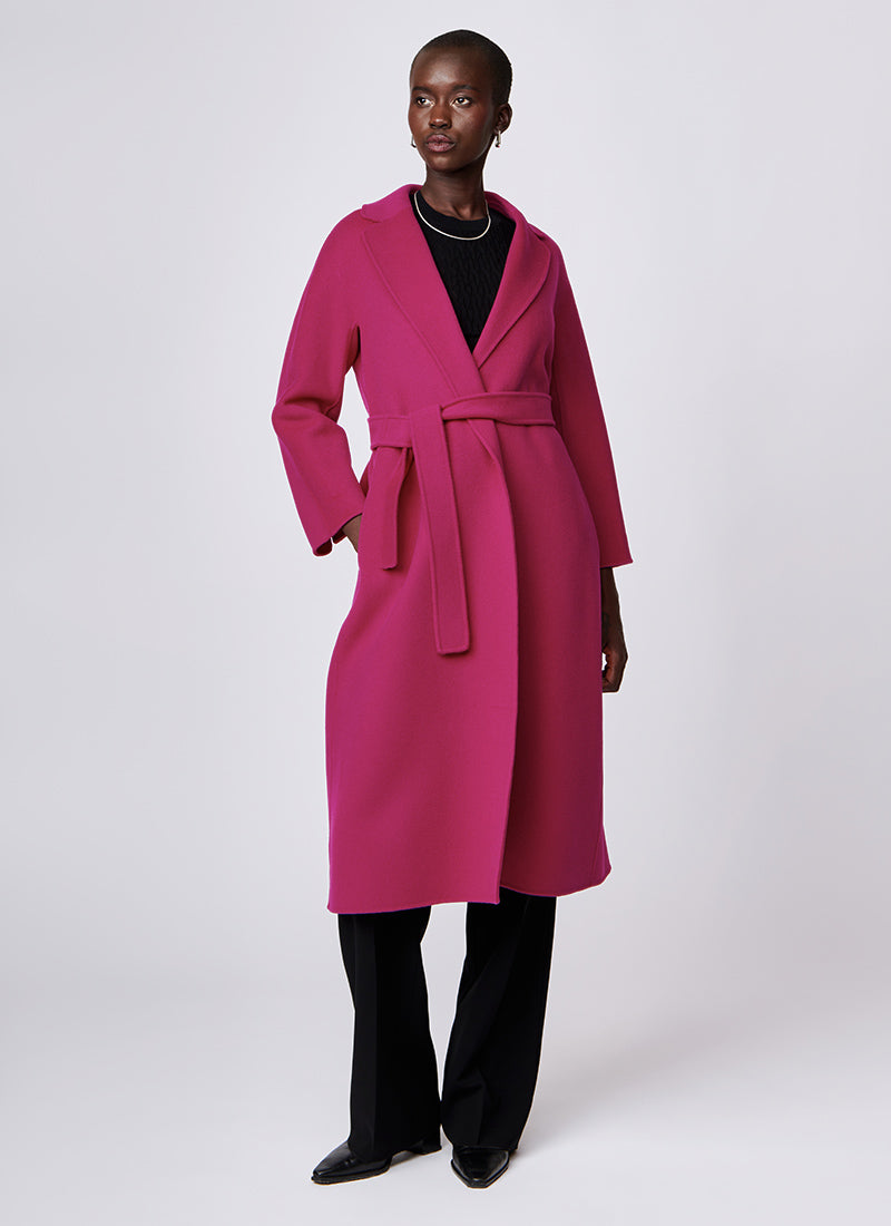 Max Mara Double-Breasted Wrap Coat