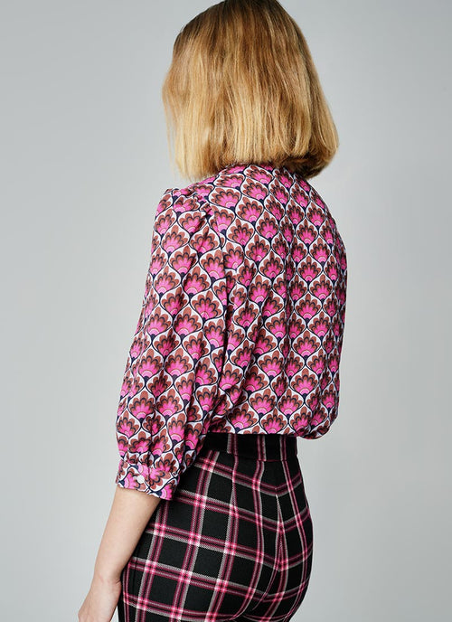 Smythe Shirred Pocket Blouse