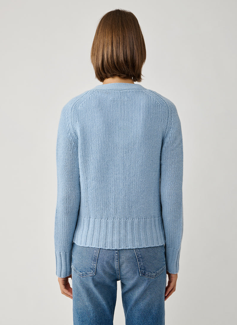 Cashmere Cable Cardigan by FTC at Andrews