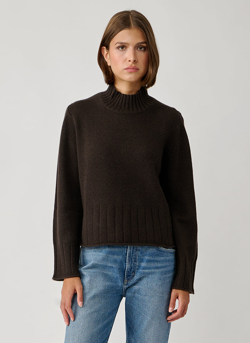  Cashmere Mock Neck Sweater by FTC at Andrews 