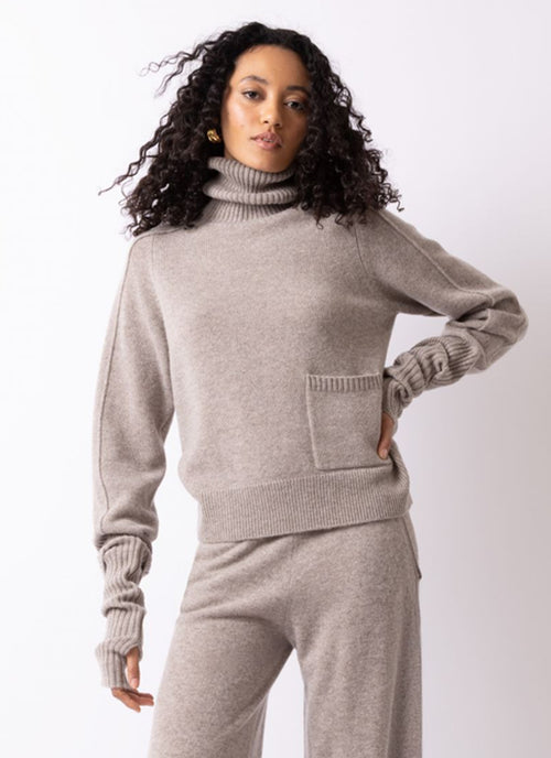  Cashmere Turtleneck Sweater by FTC at Andrews 