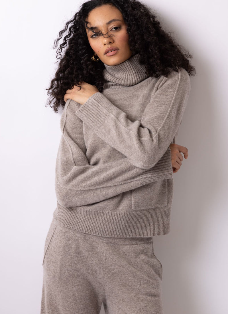  Cashmere Turtleneck Sweater by FTC at Andrews 