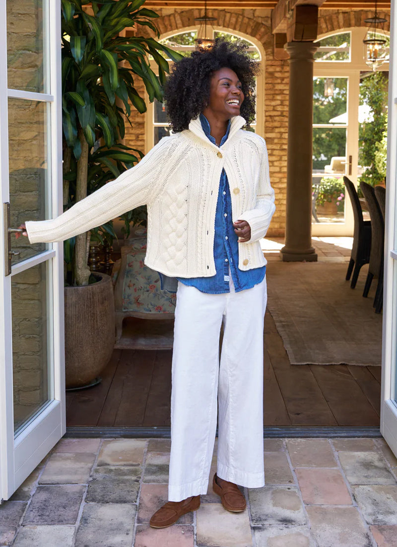 Frank & Eileen Mini Cotswolds Knit Cardigan