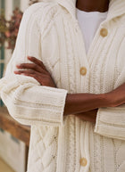Frank & Eileen Cotswolds Cable Knit Cardigan