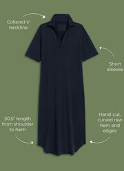 Frank & Eileen Emma Popover Henley Maxi Dress