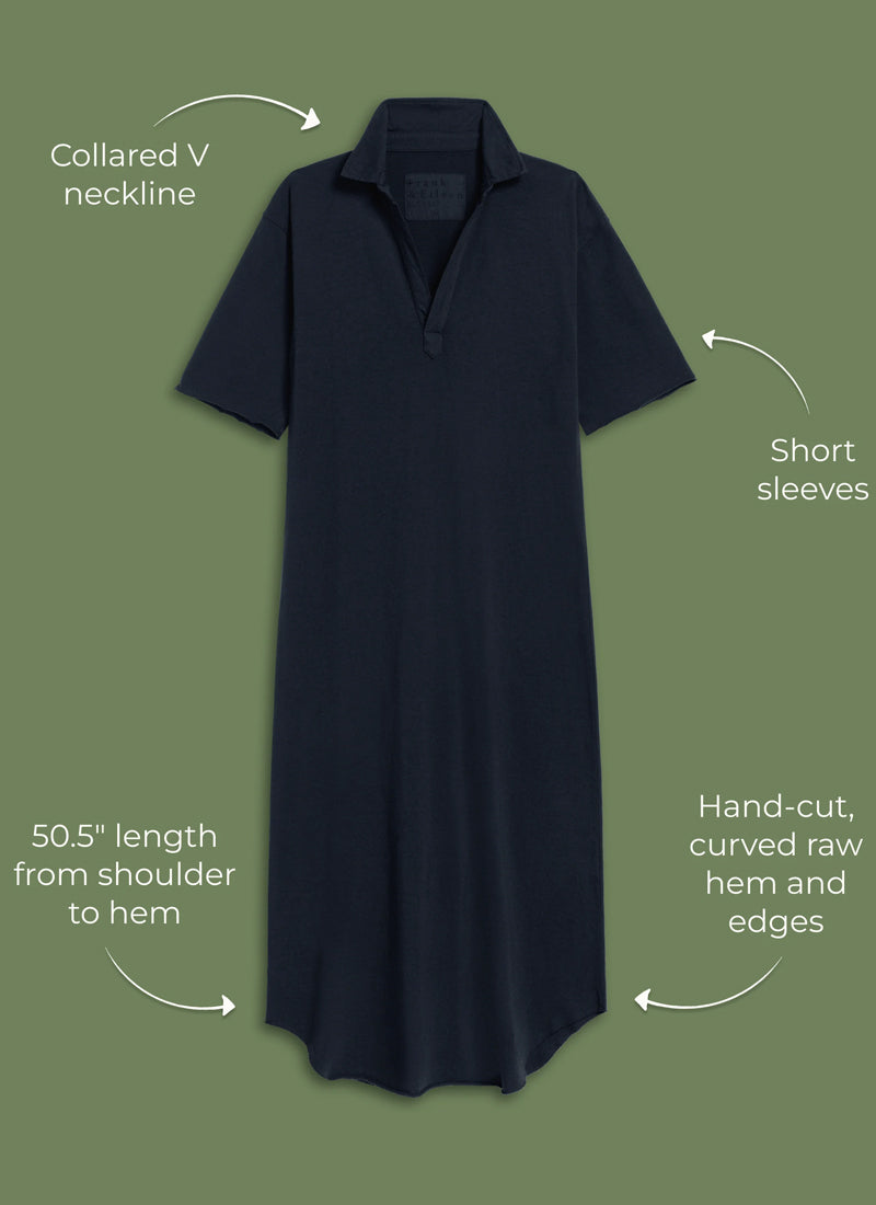 Frank & Eileen Emma Popover Henley Maxi Dress