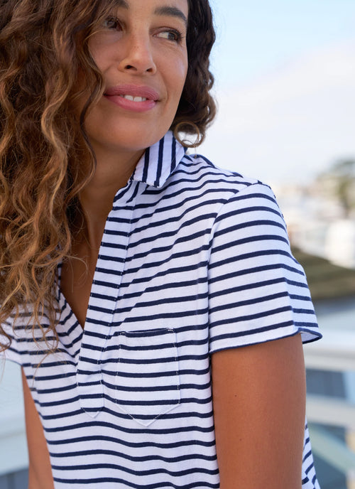 Frank & Eileen Lauren Polo Stripe Dress