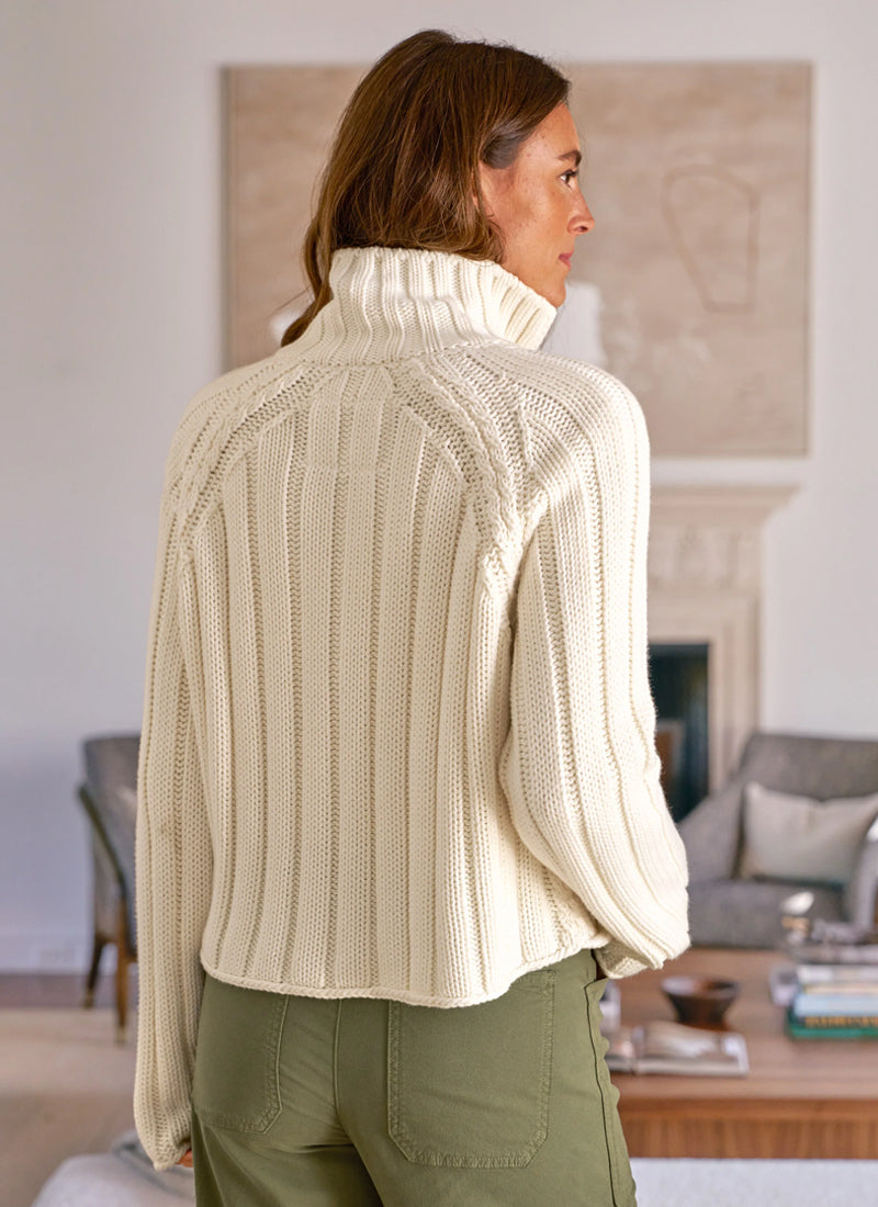 Mini Cotswolds Cable Knit Cardigan by Frank & Eileen | Andrews