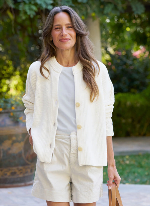 Montecito Cotton Cardigan by Frank & Eileen at Andrews