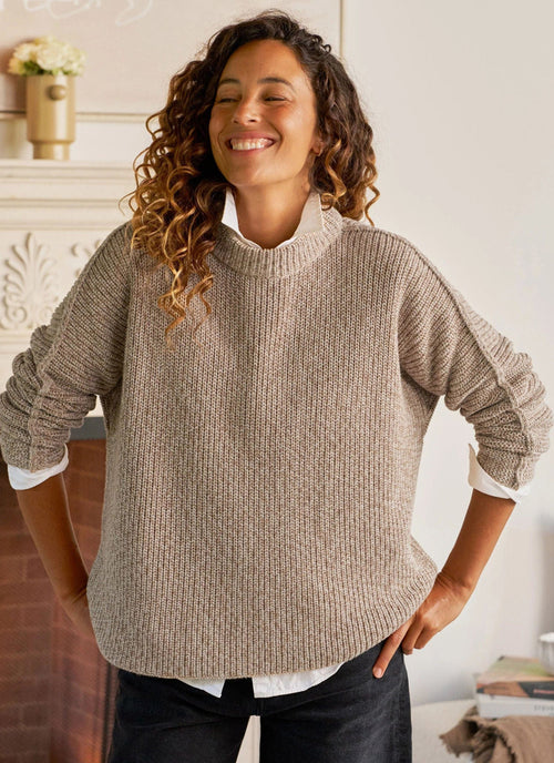 Montecito Sweater Classic Pullover Sweater by Frank & Eileen at Andrews