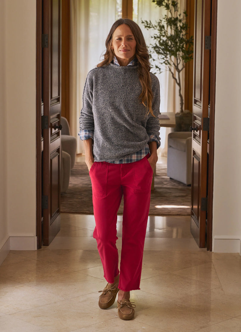 Monterey Rolled Funnel Neck Sweater by Frank & Eileen at Andrews