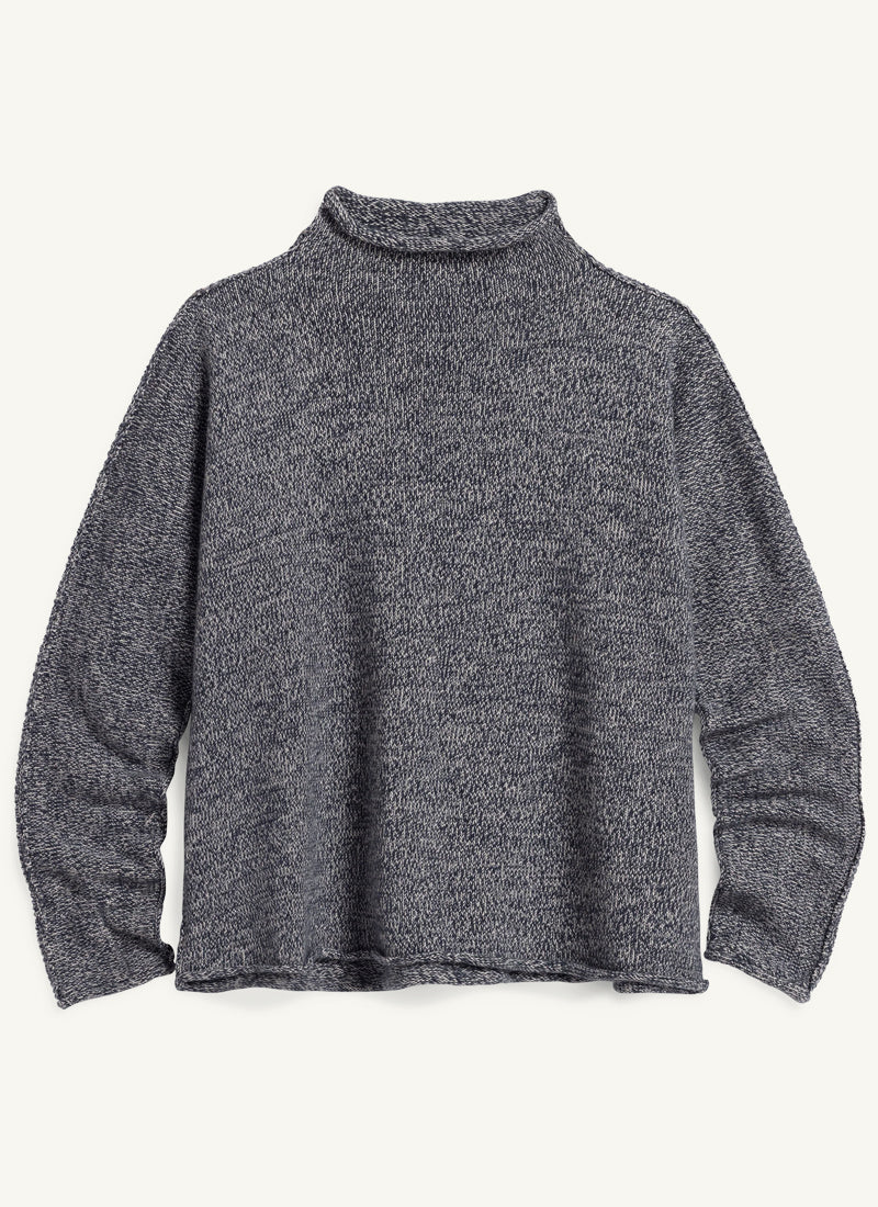 Monterey Rolled Funnel Neck Sweater by Frank & Eileen at Andrews