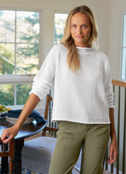 Frank & Eileen Monterey Pointelle Sweater