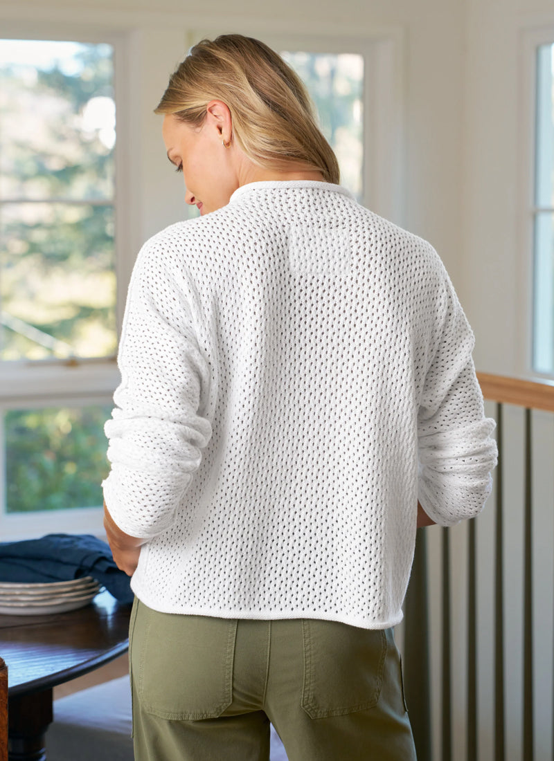 Frank & Eileen Monterey Pointelle Sweater