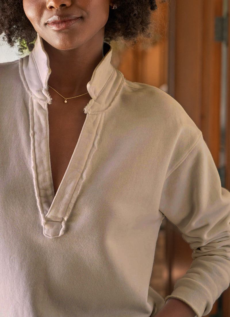 Frank & Eileen Patrick Triple-Fleece Popover Henley