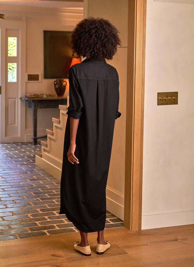 Frank & Eileen Rory Black Famous Denim Shirt Dress
