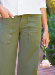Frank & Eileen Bray Twill Barrel Leg Pants