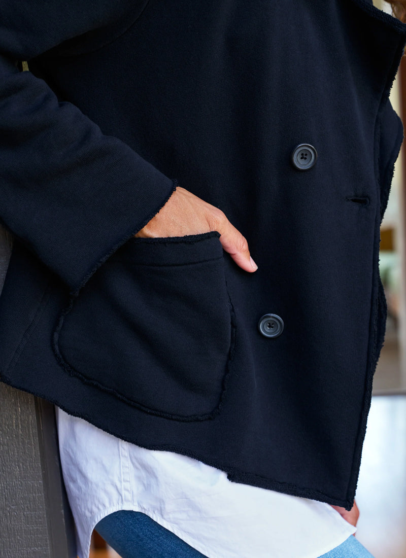 Frank & Eileen Mini Belfast Crop Peacoat