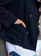 Frank & Eileen Mini Belfast Crop Peacoat