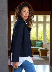 Frank & Eileen Mini Belfast Crop Peacoat